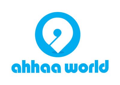 Ahhaa World Logo by Pixel and Curve
